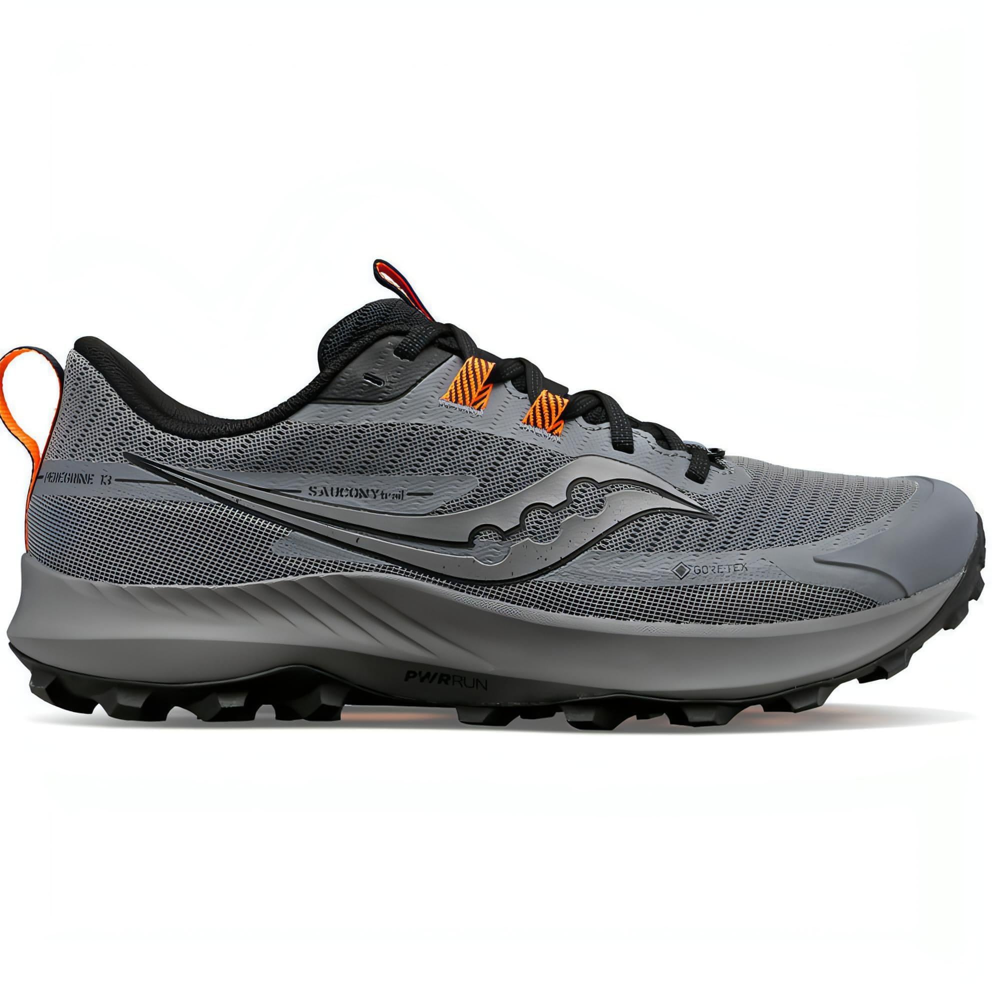 Saucony Peregrine 13 GORE-TEX Mens Trail Running Shoes - Grey – Start  Fitness