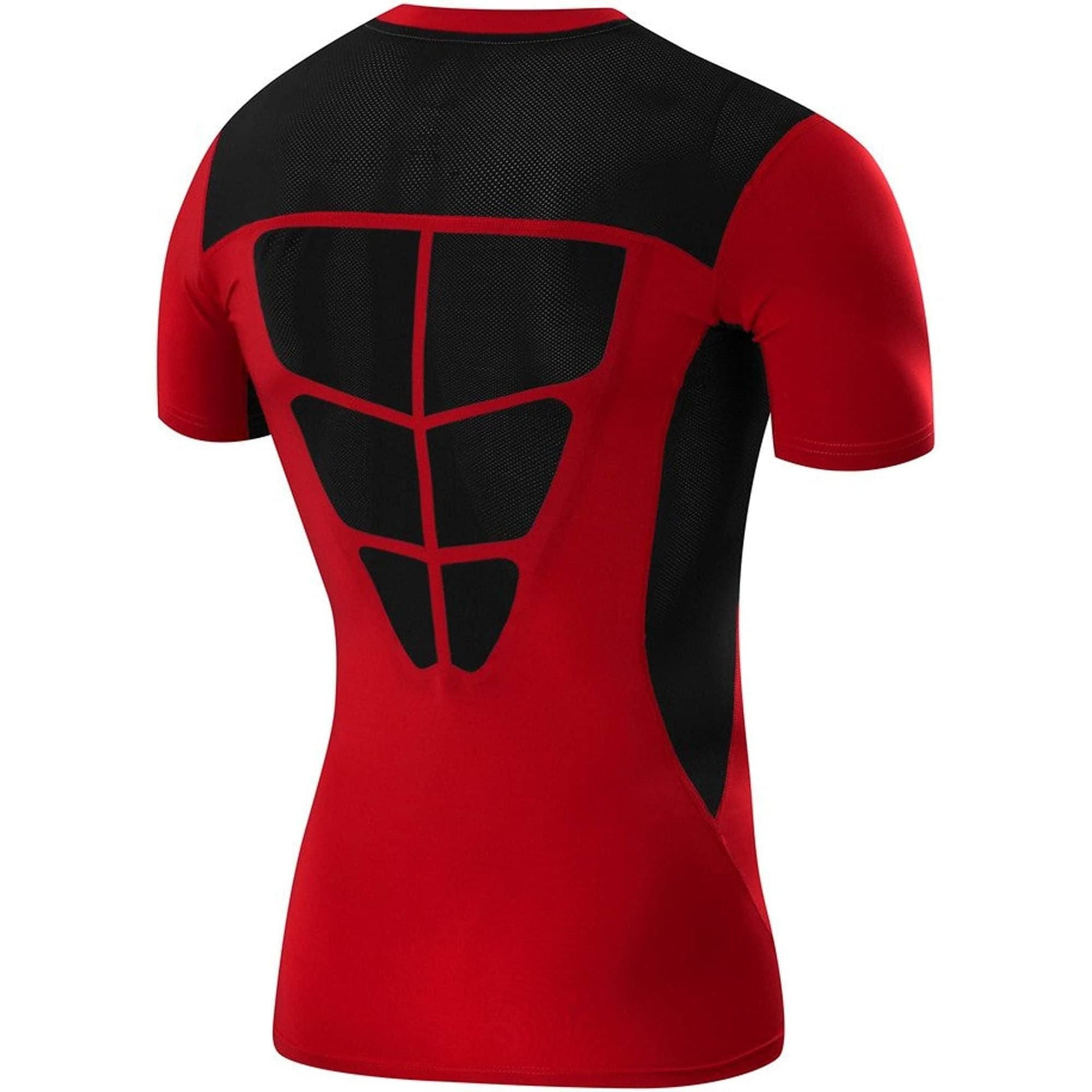 Tca Fx Laser Short Sleeve S  Ss Fx Lr Red Back View