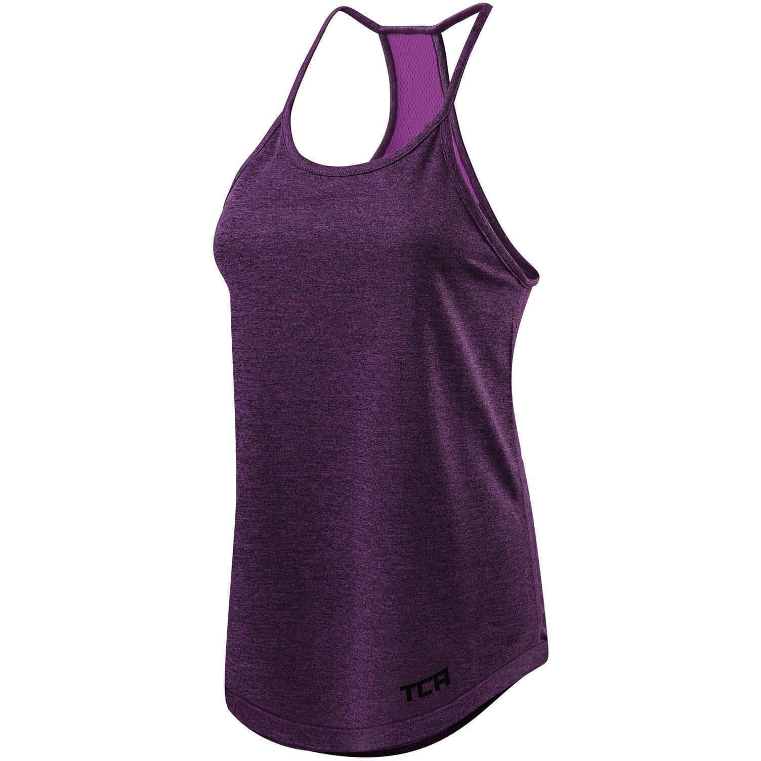 TCA Switch Up Reversible Womens Running Vest Tank Top - Purple – Start  Fitness