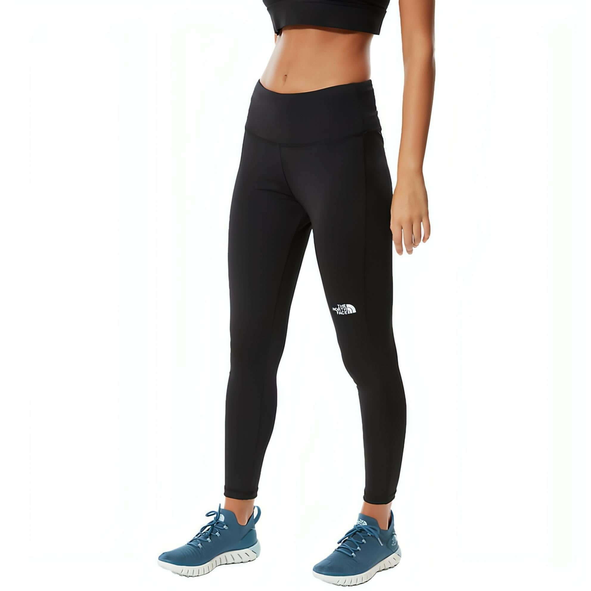 – North Rise The Start Womens Flex Black Tights High 7/8 Running - Fitness Face