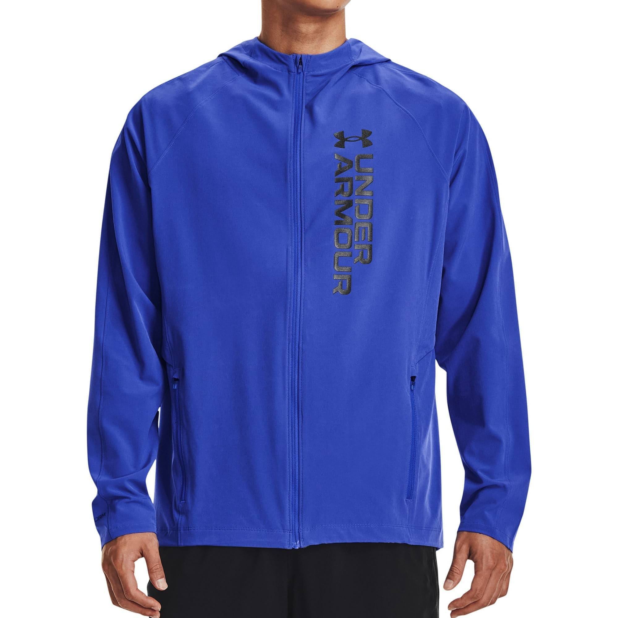 Under Armour OutRun The Storm Mens Running Jacket - Blue – Start Fitness