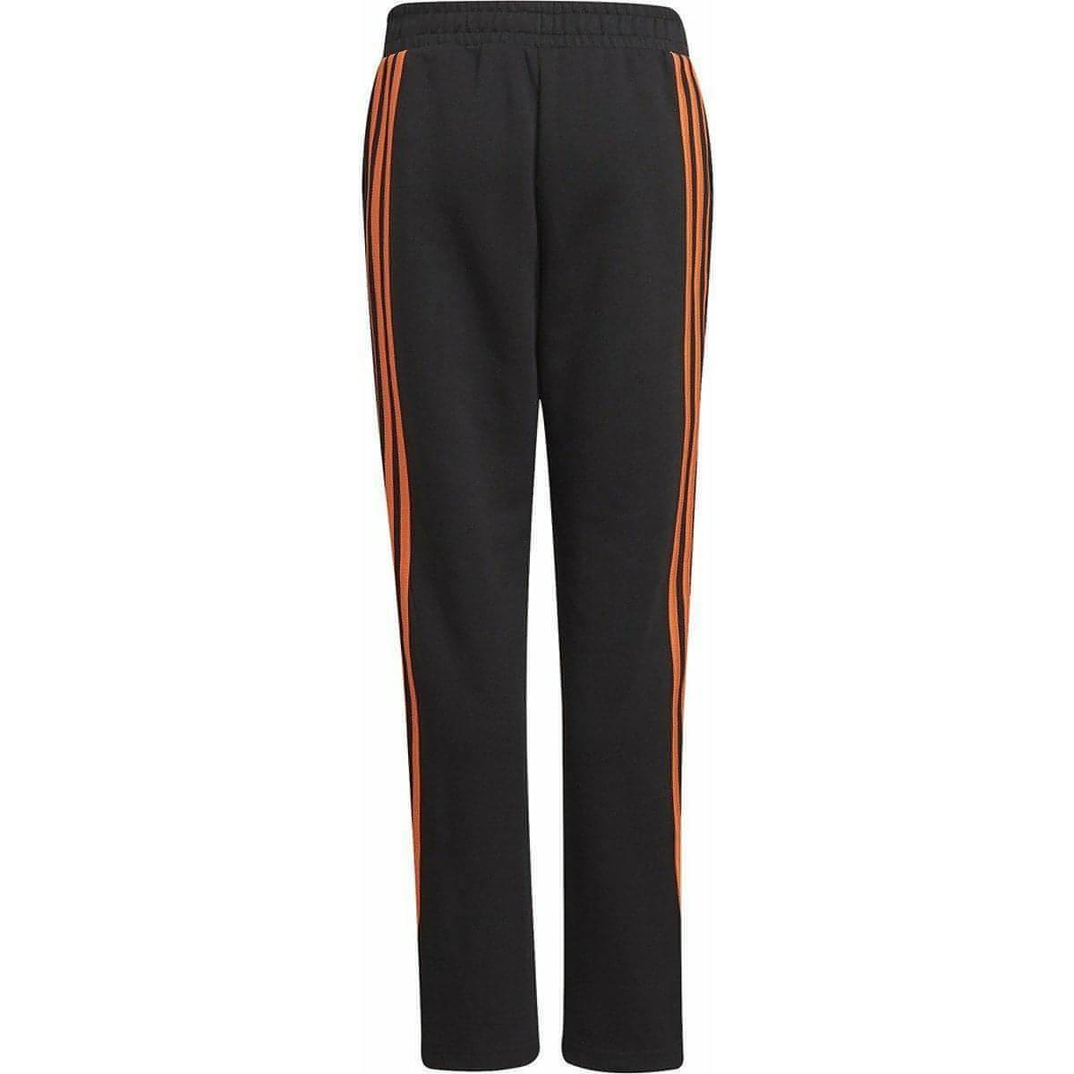 adidas 3 Stripe DoubleKnit Tapered Junior Training Pants - Black - Start Fitness