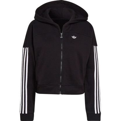 Adidas Cropped Track Top  Front - Front View