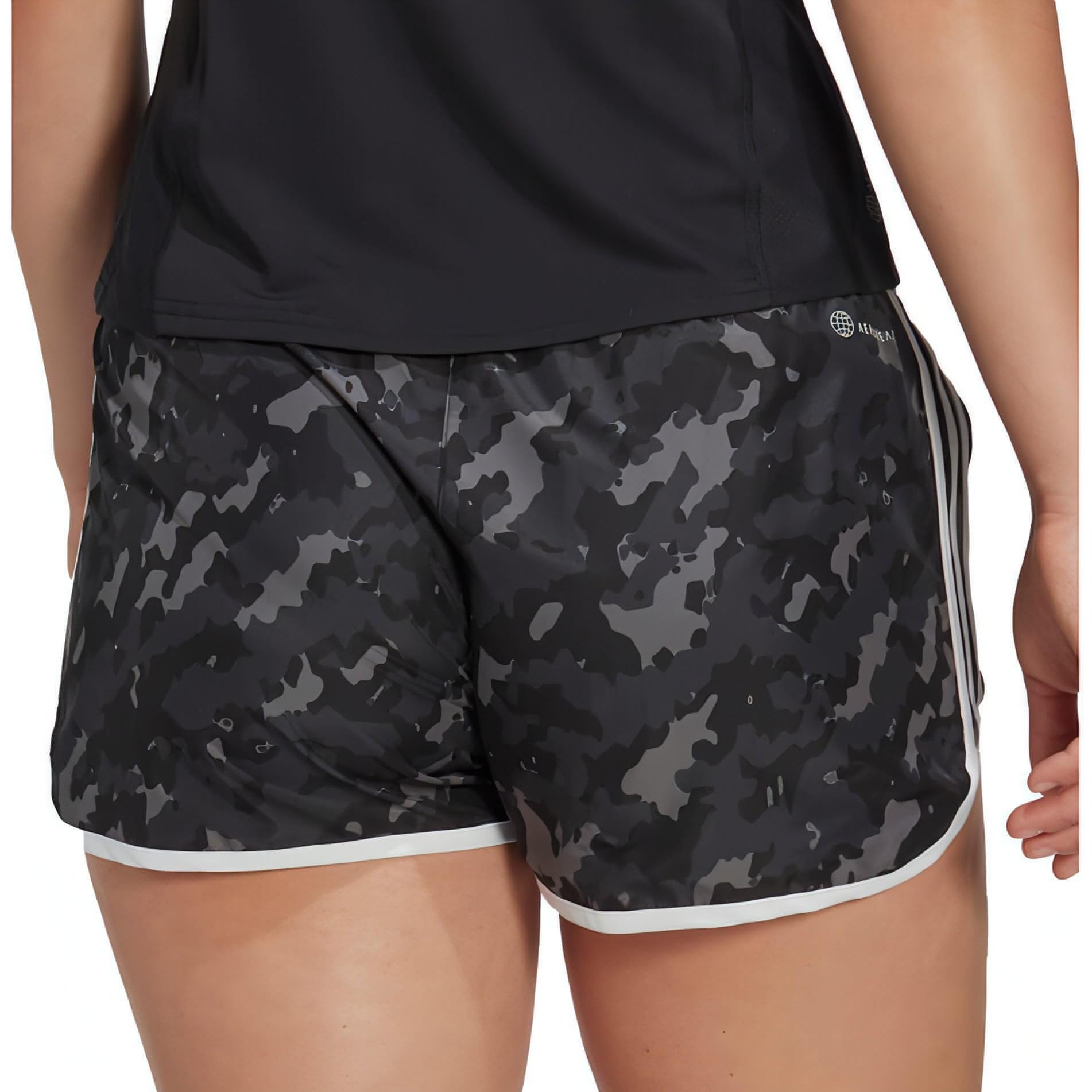 Adidas Marathon Camo Shorts Hm4249 Back View