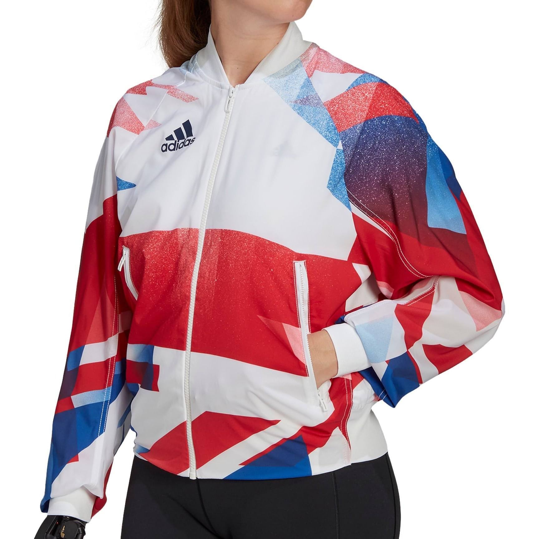 adidas Team GB Podium Womens Jacket - White – Start Fitness