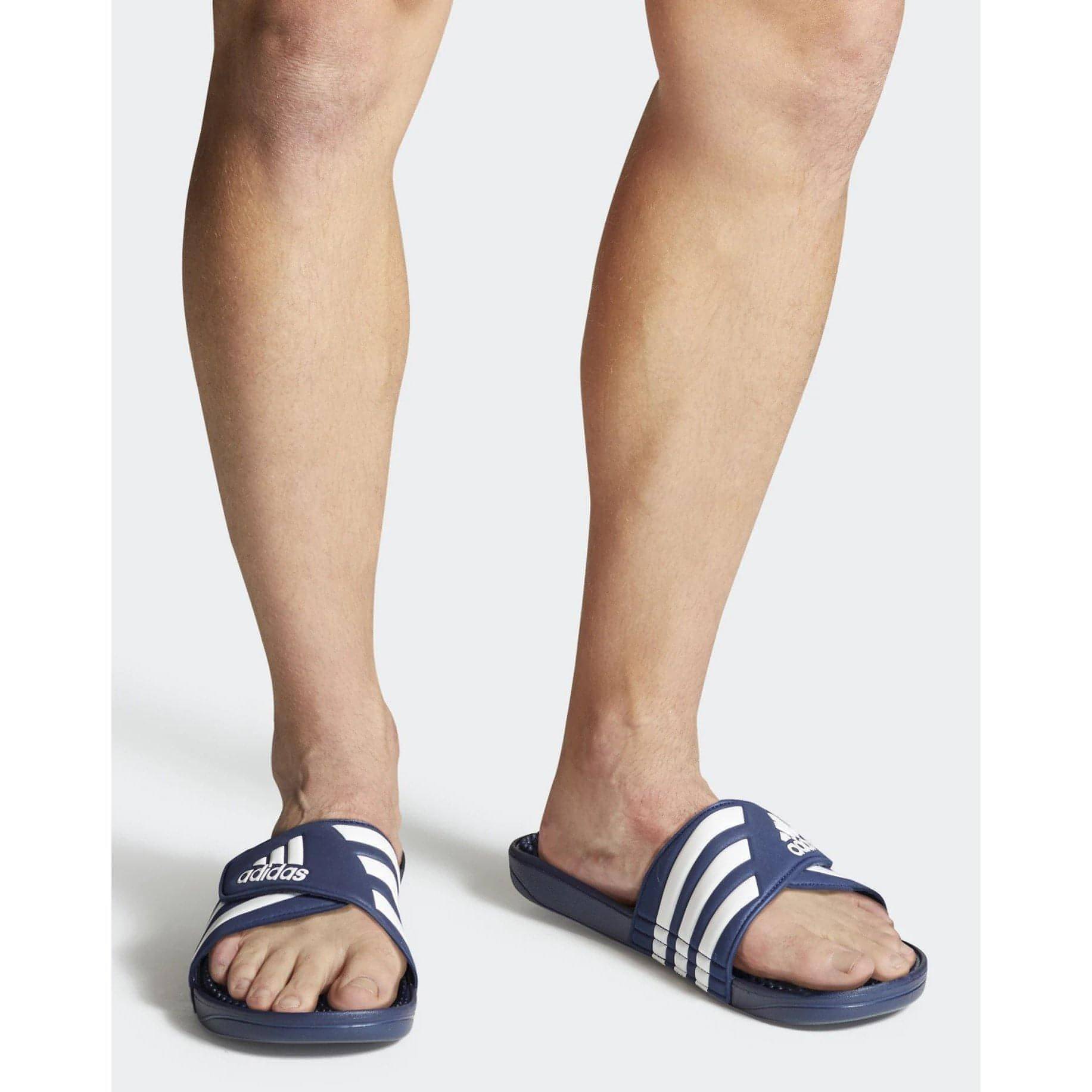adidas Adissage Sliders - Blue - Start Fitness