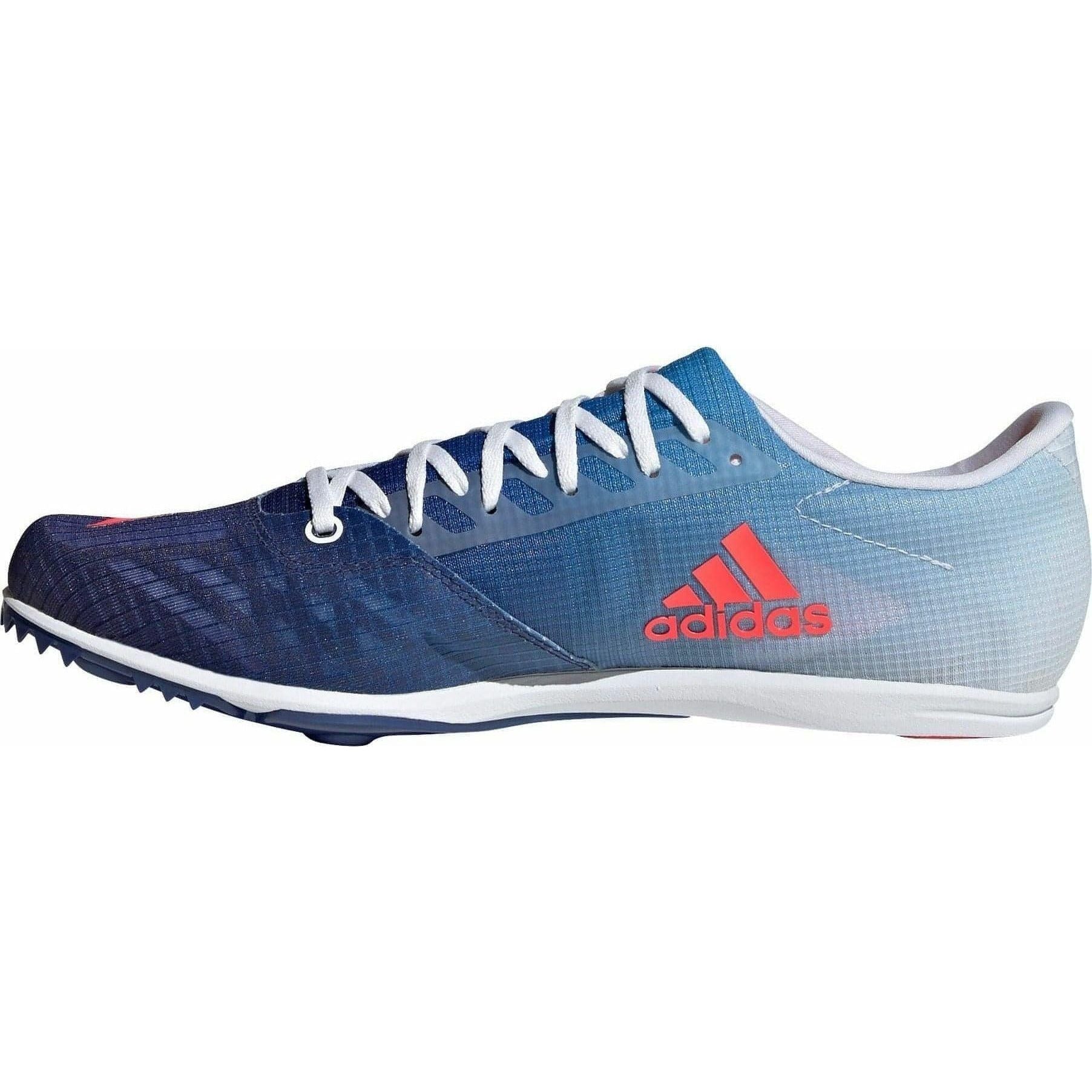 adidas Distancestar Mens Running Spikes - Blue - Start Fitness