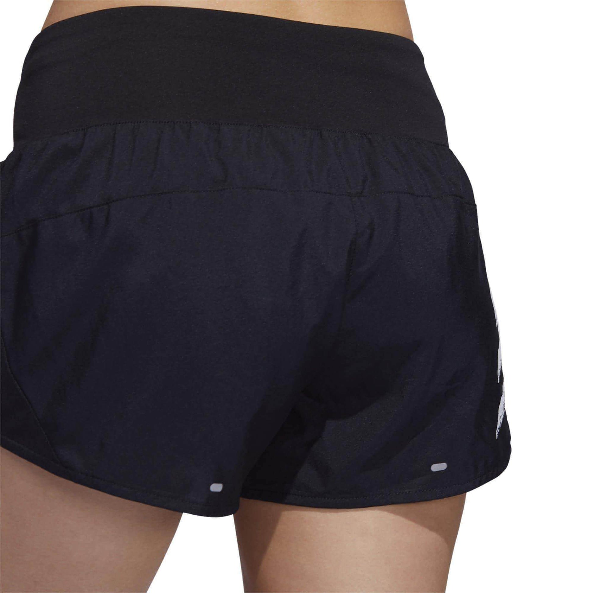adidas Run It 3 Inch Womens Running Shorts - Black - Start Fitness