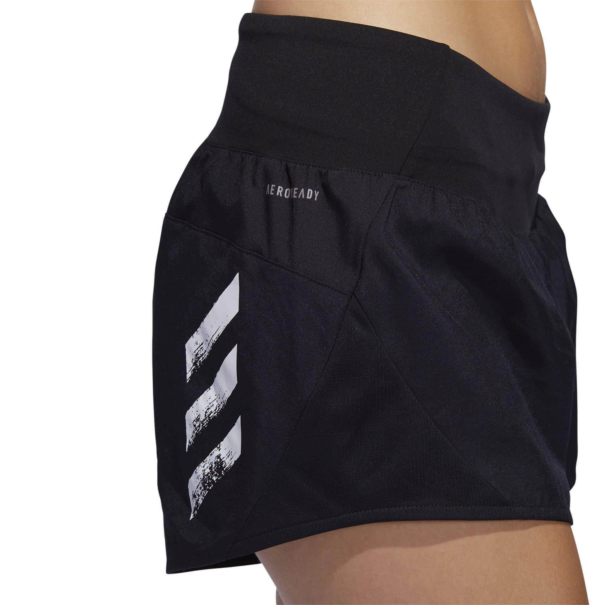 adidas Run It 3 Inch Womens Running Shorts - Black - Start Fitness
