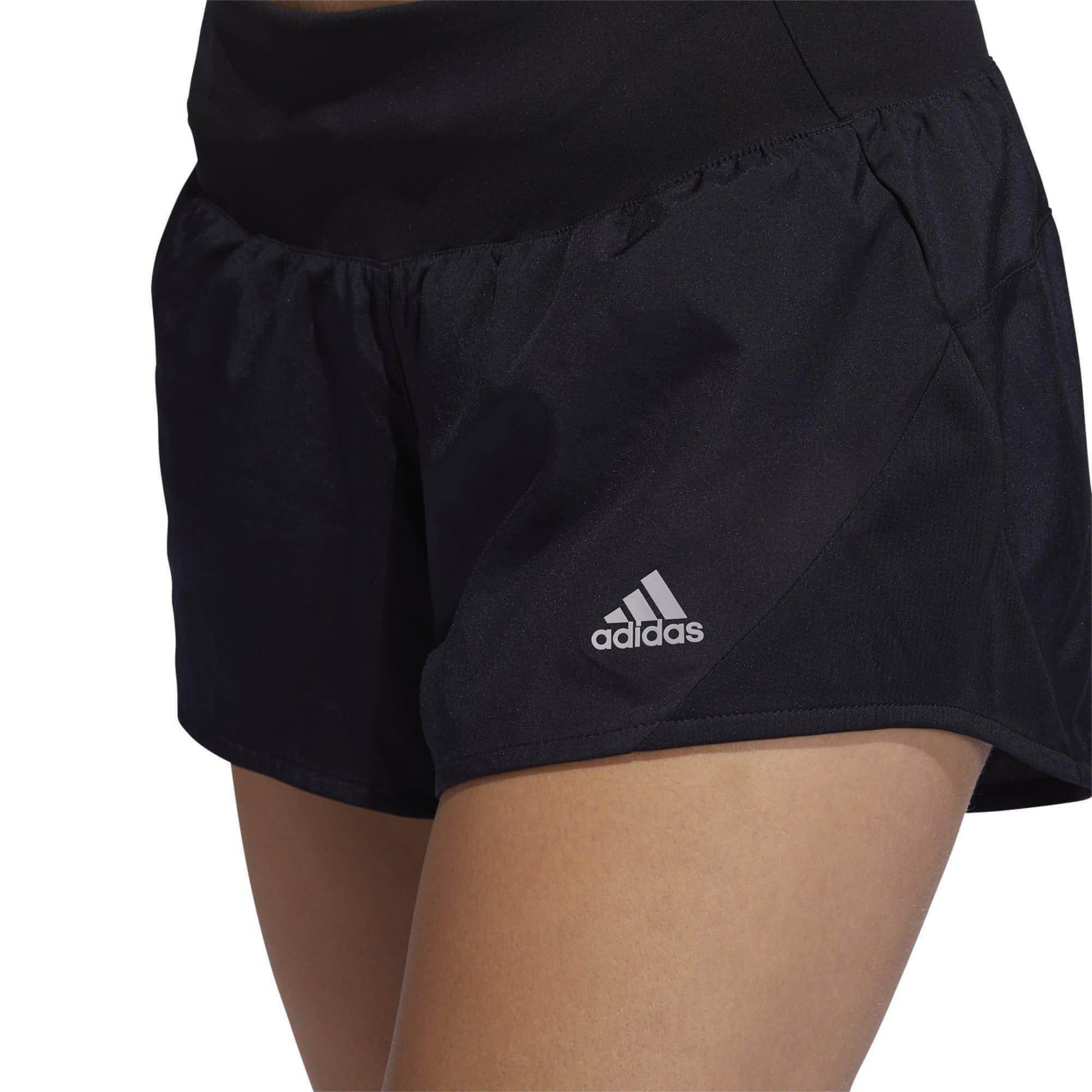 adidas Run It 3 Inch Womens Running Shorts - Black - Start Fitness