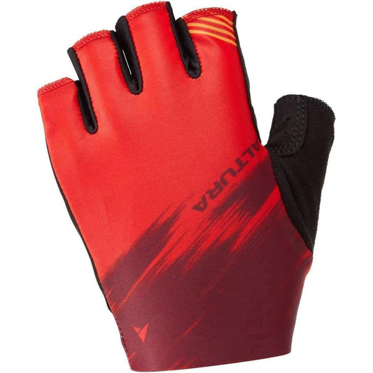 Altura Airstream Road Fingerless Cycling Gloves - Red - Start Fitness