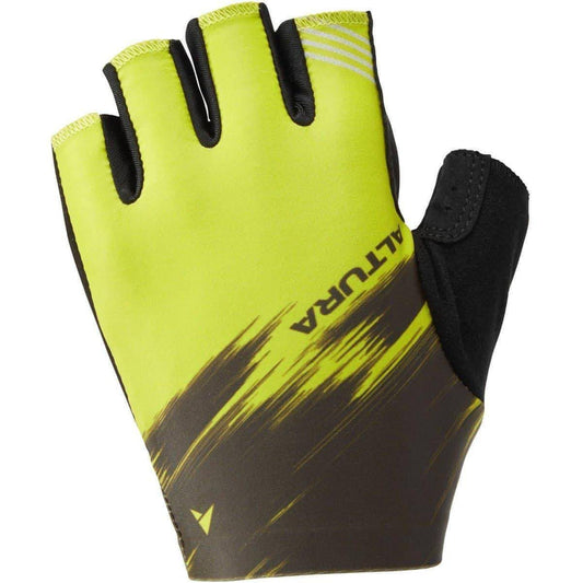 Altura Airstream Road Fingerless Cycling Gloves - Yellow - Start Fitness