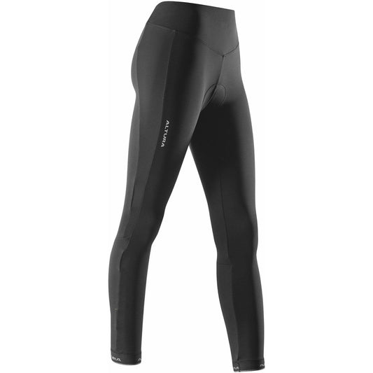 Altura Progel 2 Womens Waist Cycling Tights - Black - Start Fitness