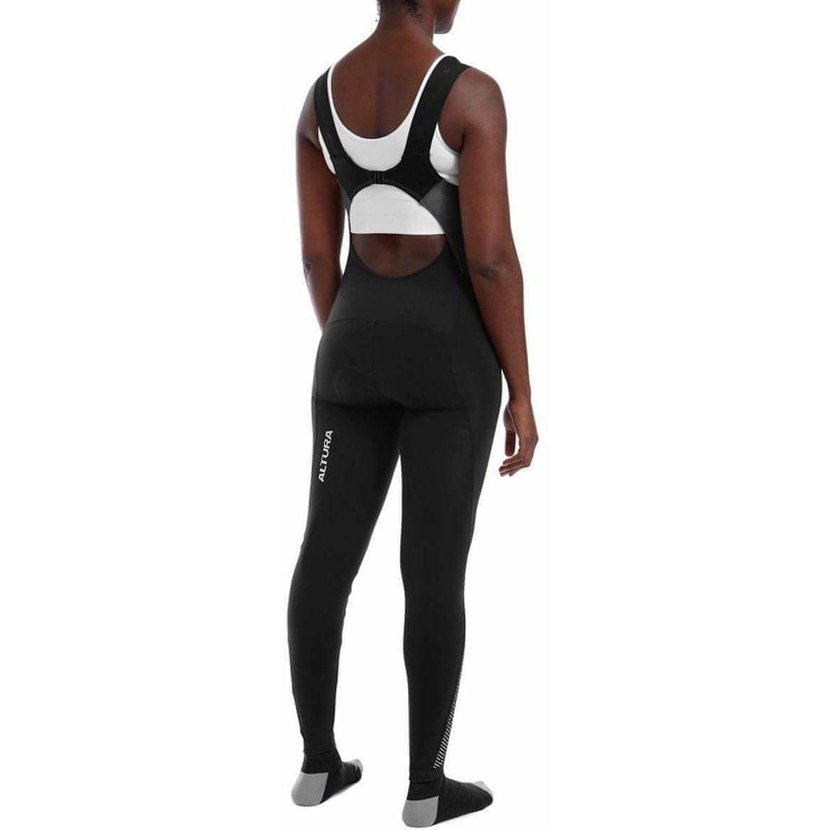 Altura Progel Plus Thermal Womens Cycling Bib Tights - Black - Start Fitness