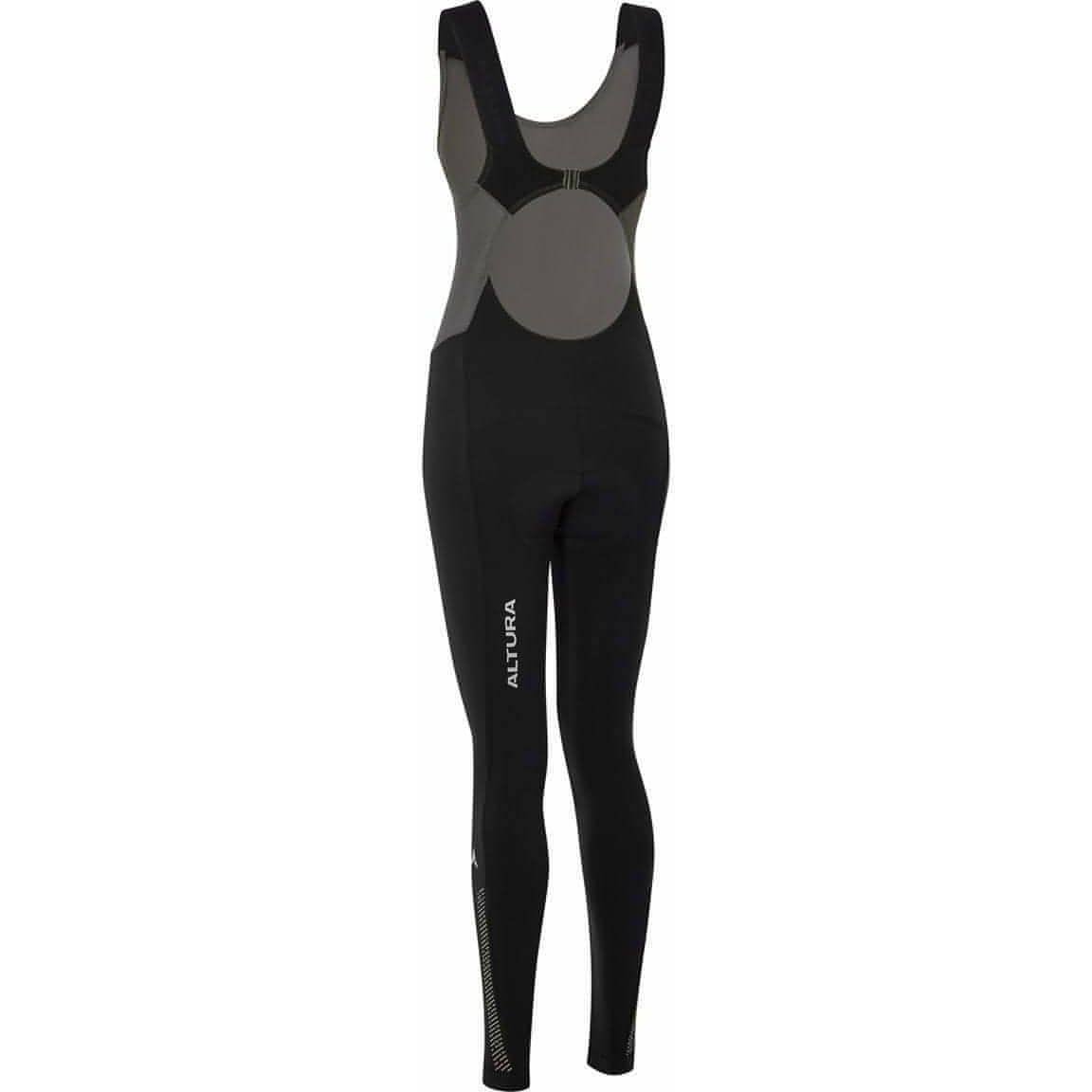Altura Progel Plus Thermal Womens Cycling Bib Tights - Black - Start Fitness