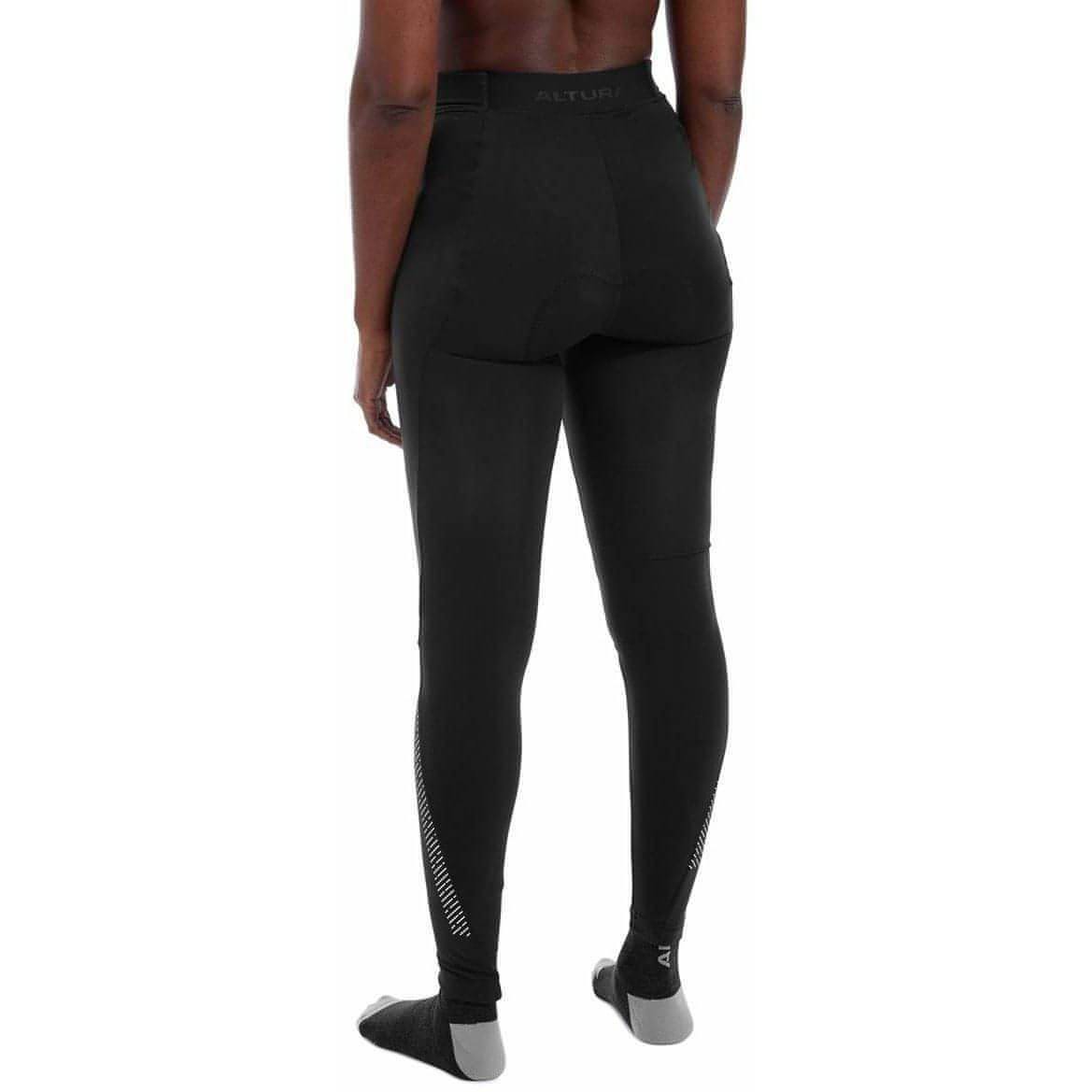 Altura Progel Plus Thermal Womens Long Cycling Tights - Black - Start Fitness