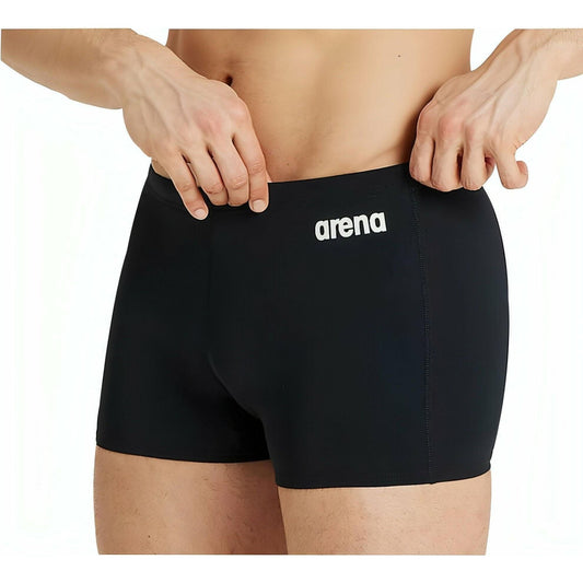 Arena Solid Mens Swim Shorts - Black - Start Fitness