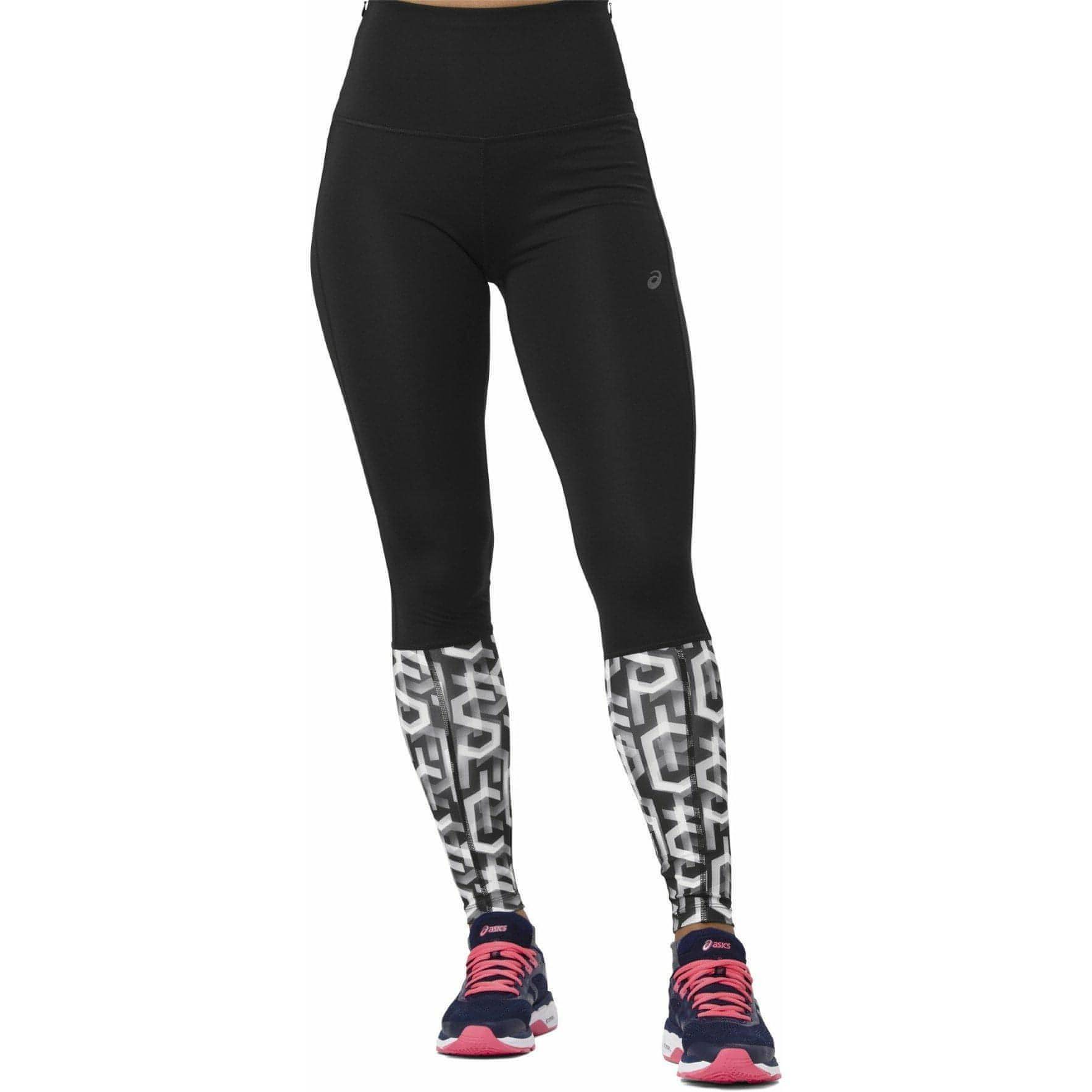 Asics High Waist Womens Long Running Tights Black – Start Fitness