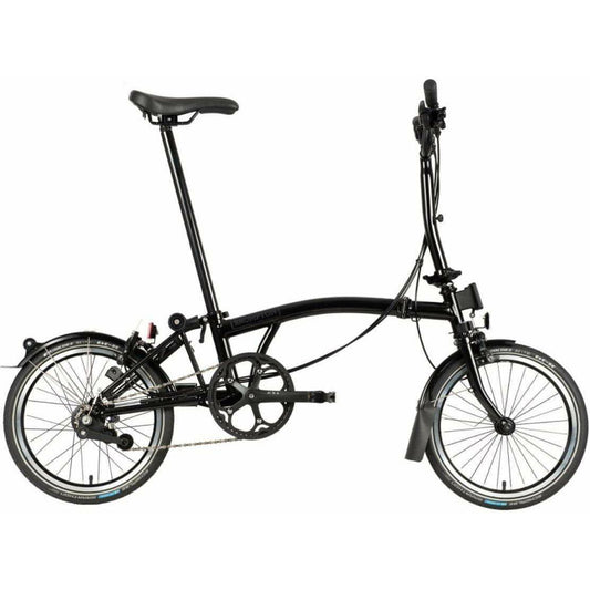 Brompton M6L Black Edition Folding Bike - Black 5054977119291 - Start Fitness