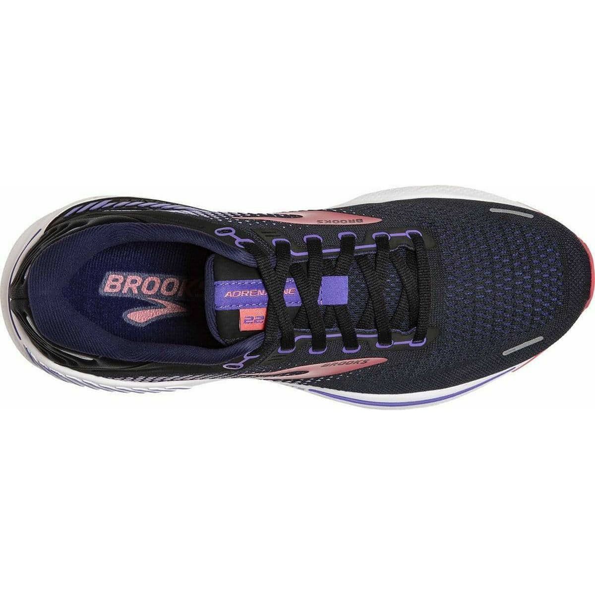Brooks Adrenaline GTS 22 WIDE FIT Womens Running Shoes - Black - Start Fitness