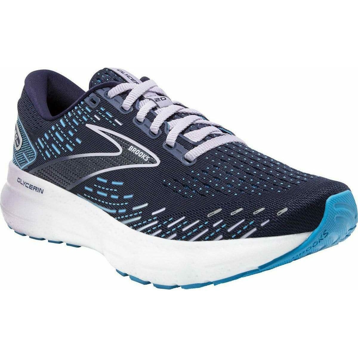Brooks Glycerin 20 Womens Running Shoes - Blue - Start Fitness