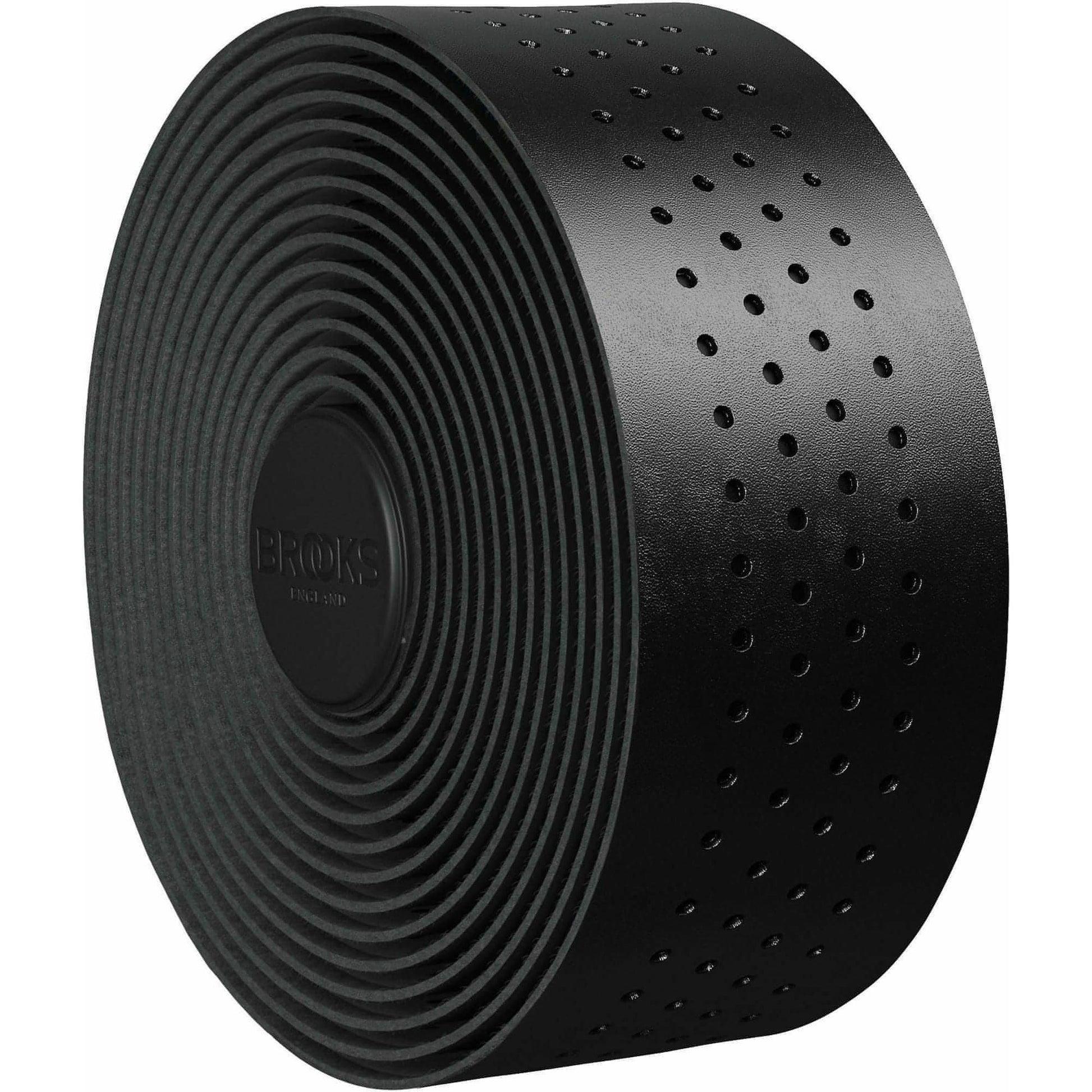 Brooks Perforated Leather Handlebar Tape - Black 831273600570 - Start Fitness