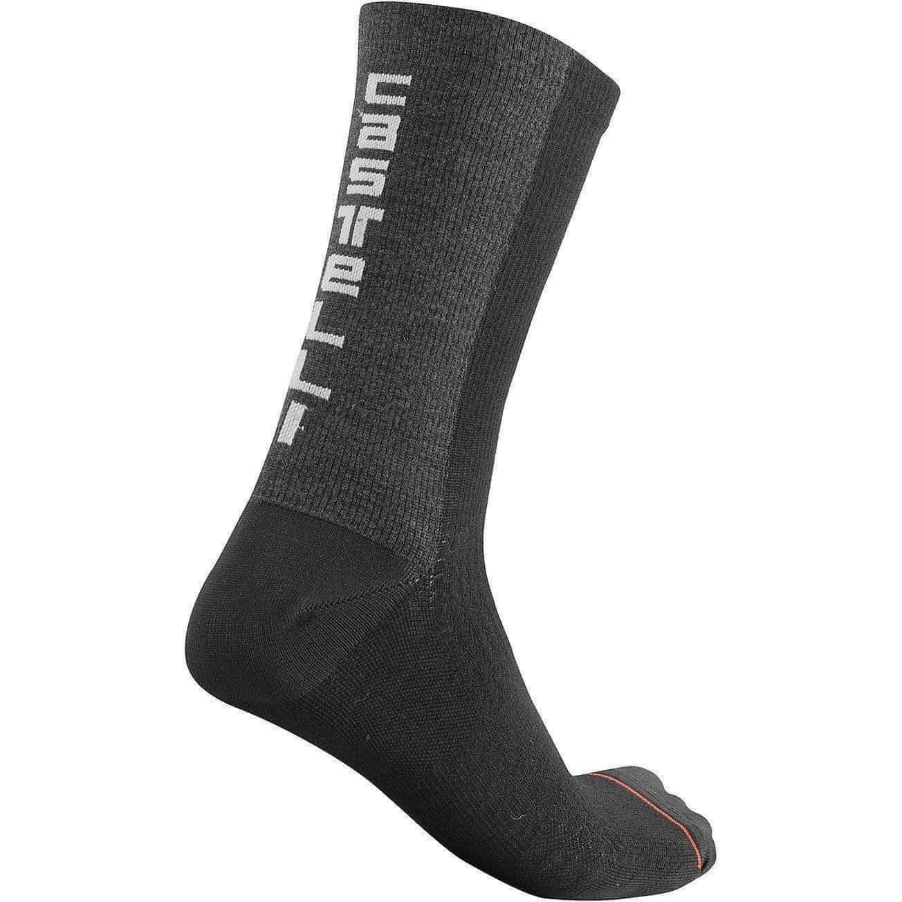 Castelli Bandito Wool 18 Cycling Socks - Black - Start Fitness
