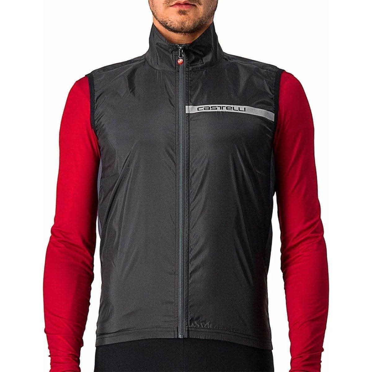 Castelli Squadra Stretch Mens Cycling Gilet - Black – Start Fitness