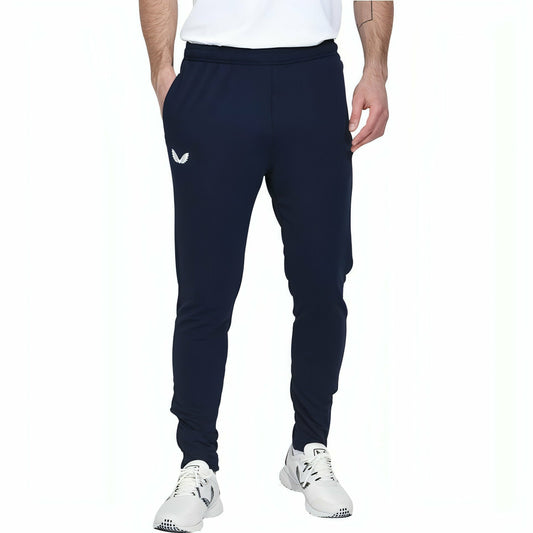 Castore Pro Tek Slim Fit Mens Running Track Pants - Navy - Start Fitness