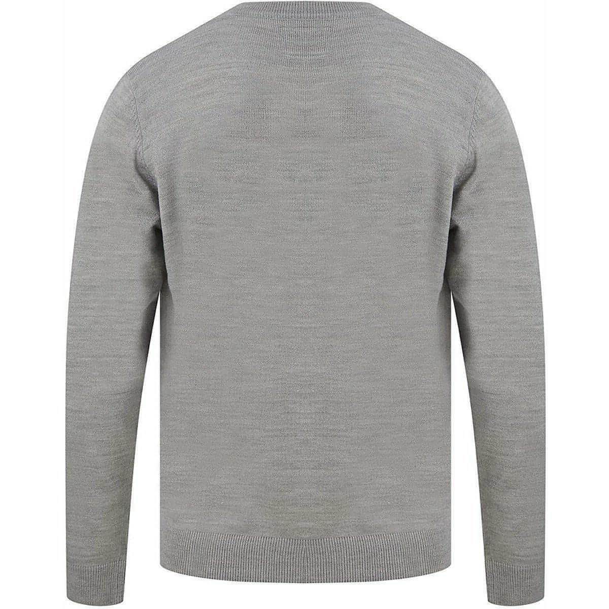 Christmas Snow Scene Rudolph Mens Christmas Jumper - Grey - Start Fitness