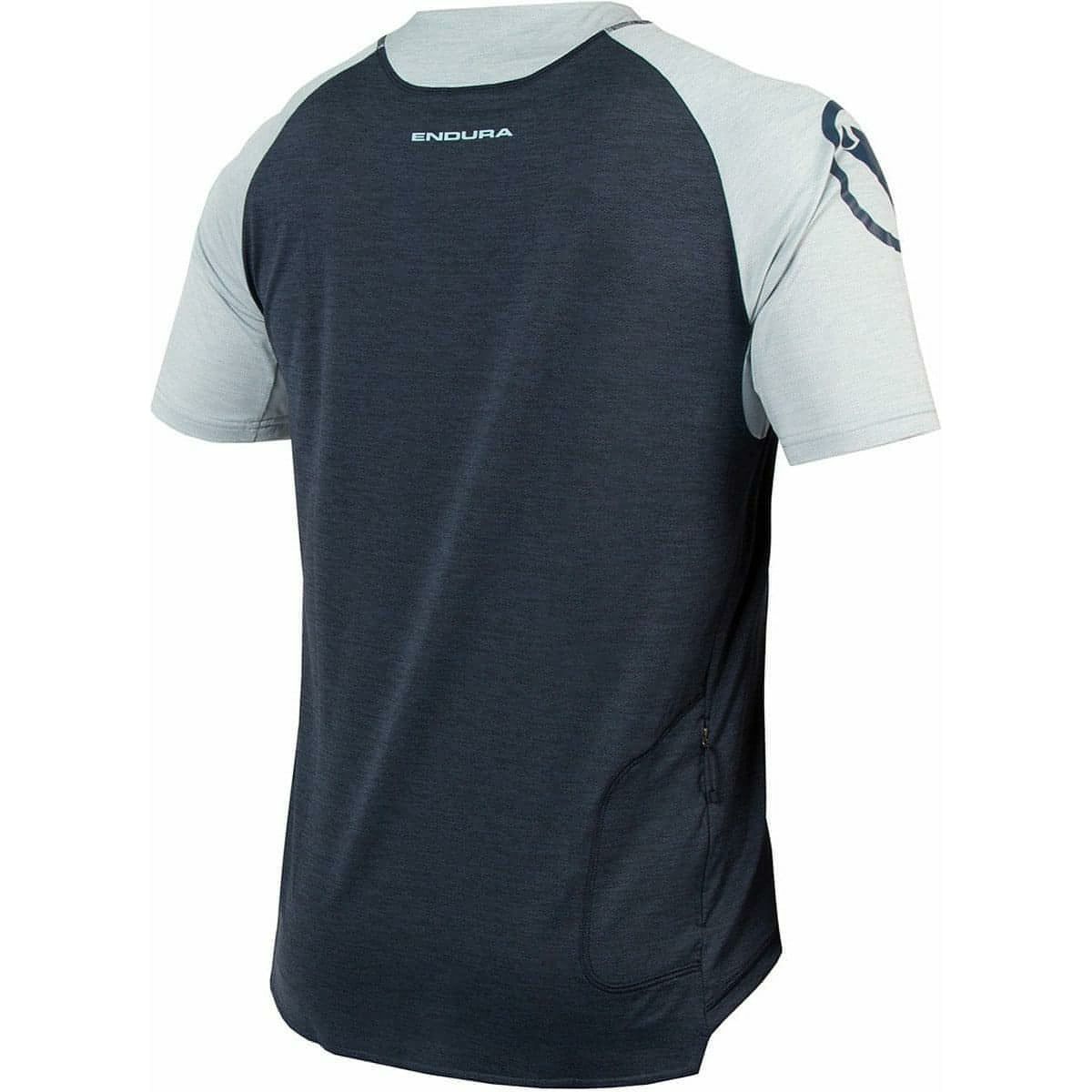 Endura SingleTrack Short Sleeve Mens Cycling Jersey - Blue - Start Fitness