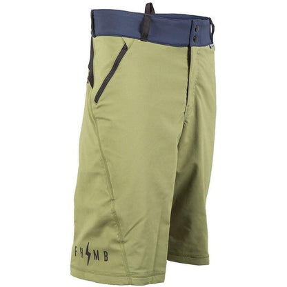 Fasthouse Crossline MTB Mens Cycling Shorts - Olive - Start Fitness