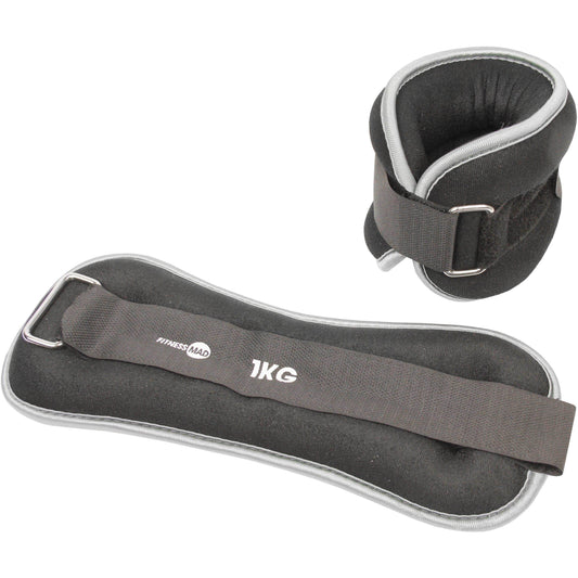Fitness Mad Neo Wrist - Ankle 1kg Weights 5060581820409 - Start Fitness