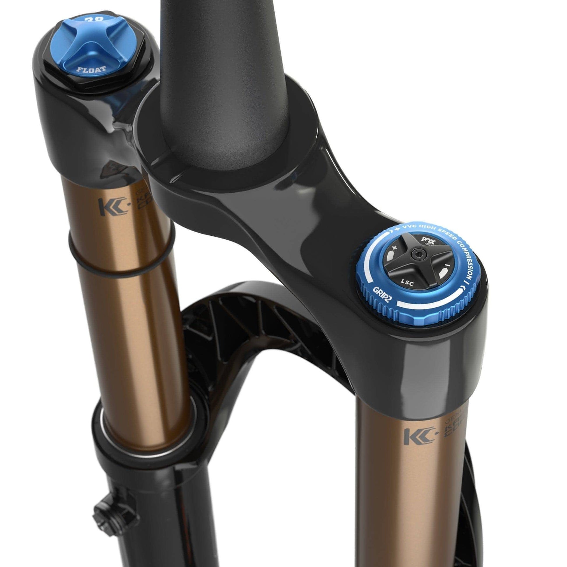 Fox 38 Float Factory 27.5" GRIP2 44mm Offset BOOST Kabolt-X Tapered Suspension Fork 2022 - Black - Start Fitness