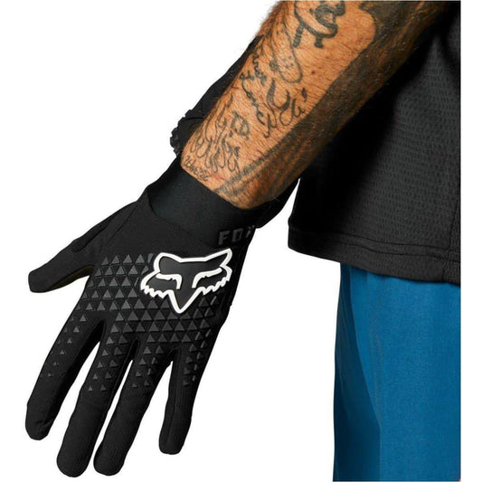 Fox Defend Full Finger Cycling Gloves - Black - Start Fitness