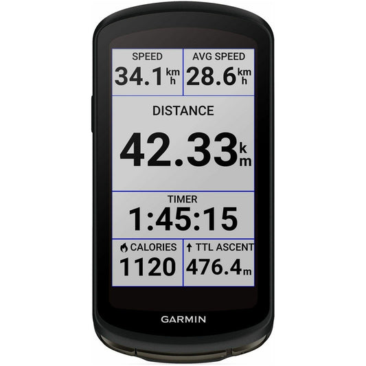 Garmin Edge 1040 Solar GPS Cycling Computer - Black 753759279769 - Start Fitness