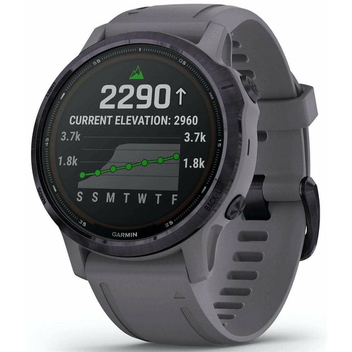 Garmin Fenix 6s Pro Solar HRM With GPS Multisport Watch - Grey – Start  Fitness