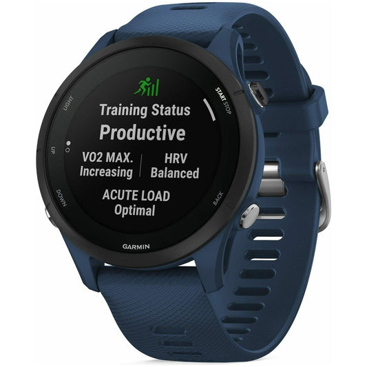 Garmin Forerunner 255 HRM With GPS Watch - Blue 753759279882 - Start Fitness