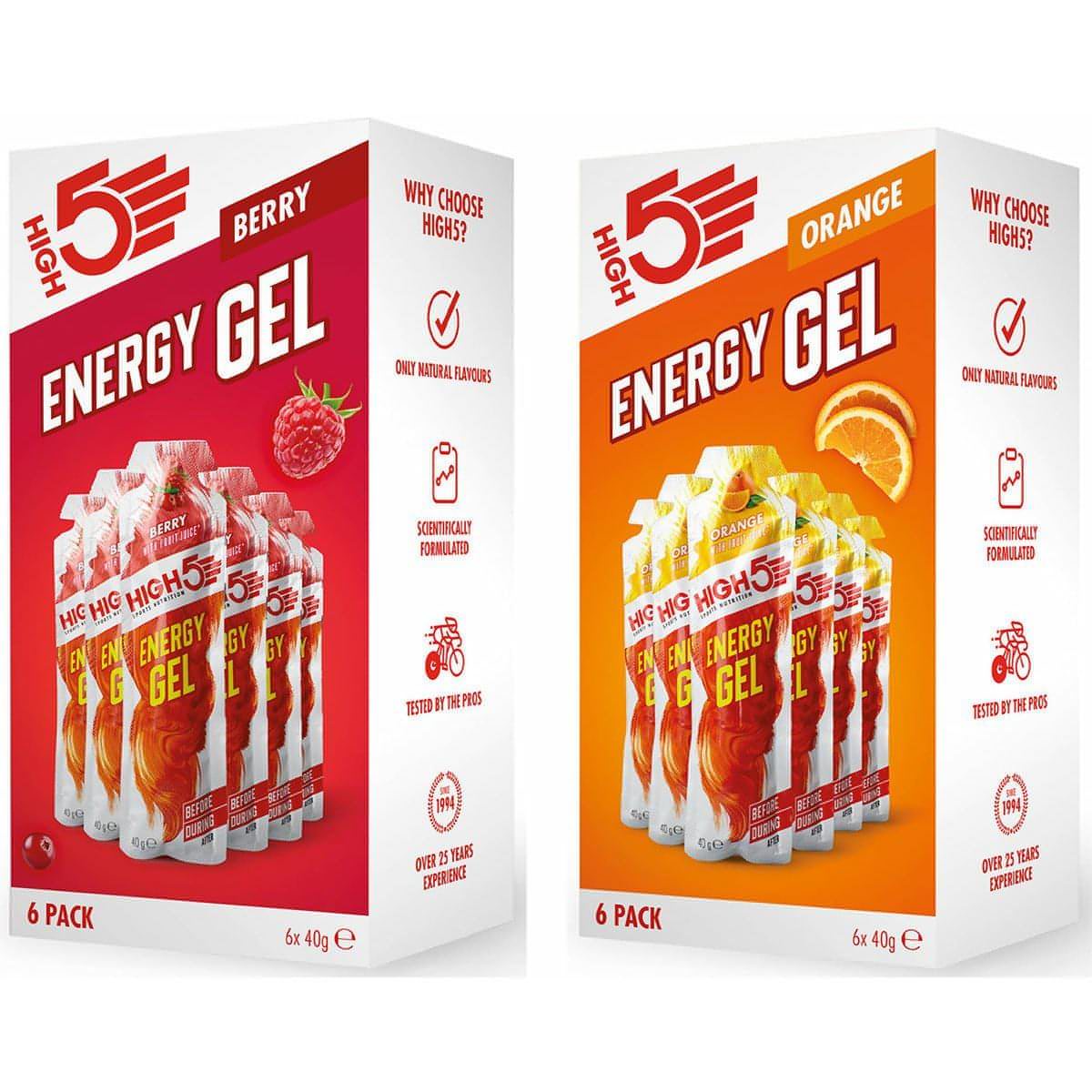 High 5 Energy Gels (Box Of 6) - Start Fitness