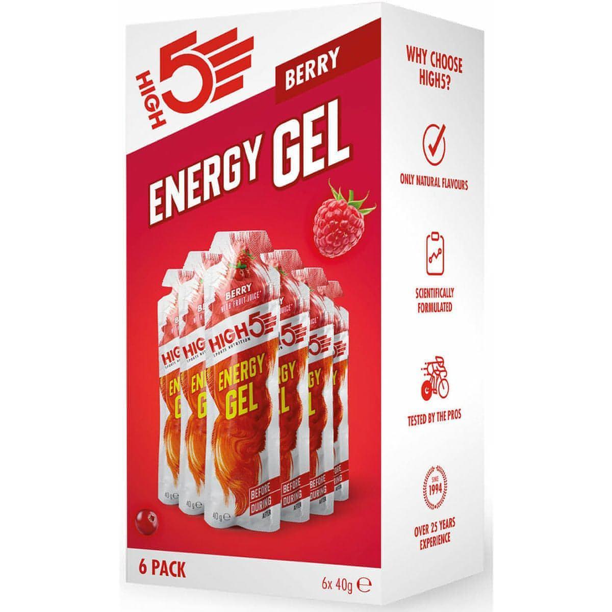 High 5 Energy Gels (Box Of 6) - Start Fitness