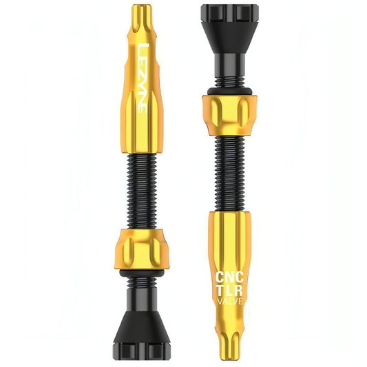 Lezyne CNC Tubeless Valve 44mm - Gold 4710582543364 - Start Fitness