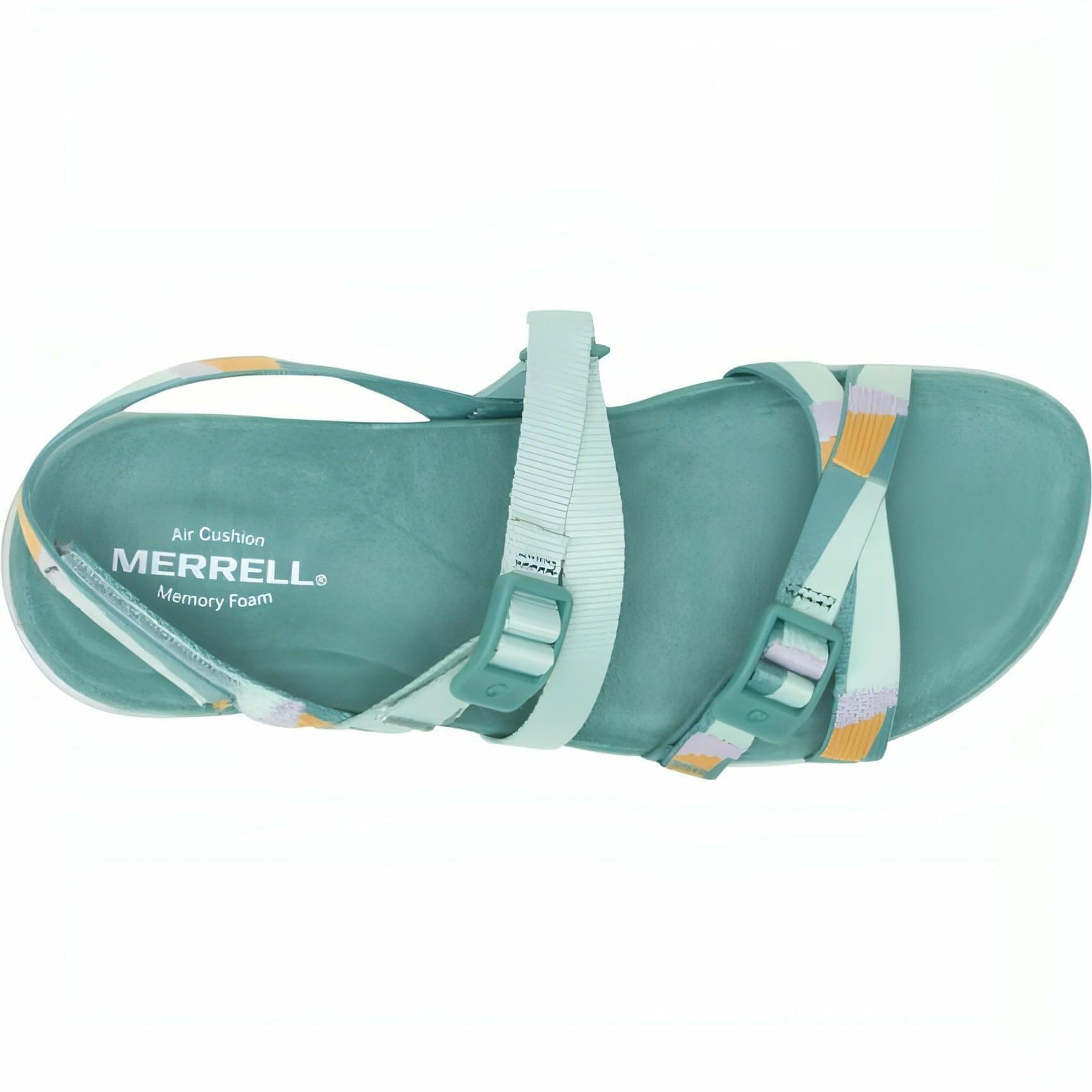 Merrell District 3 Backstrap Web Womens Sandals - Green - Start Fitness