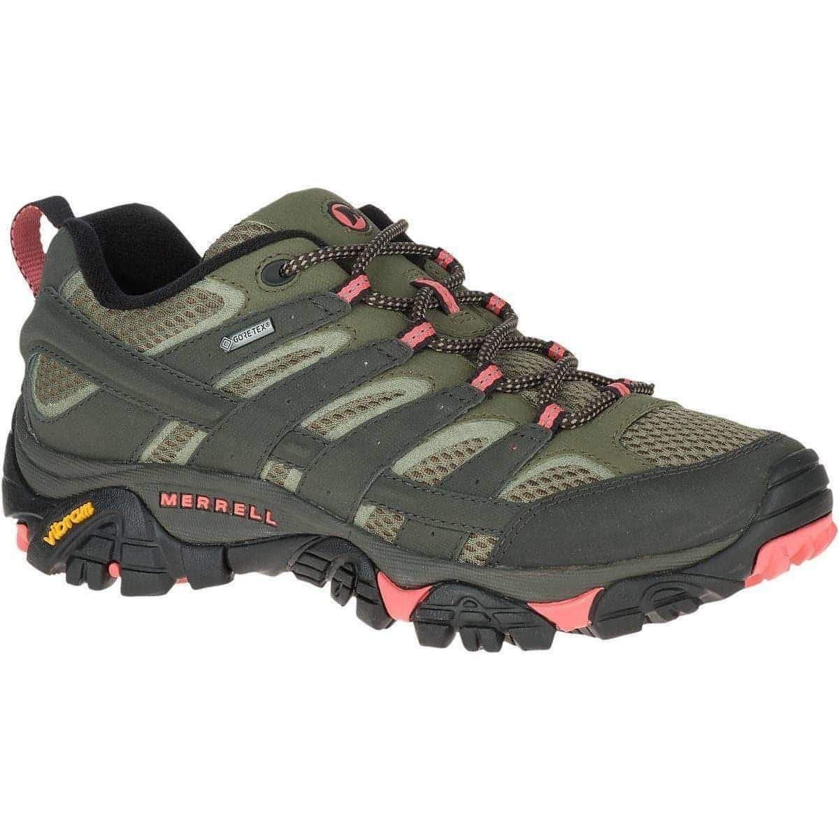 Merrell Moab GORE-TEX Womens Walking Shoes Green – Start Fitness