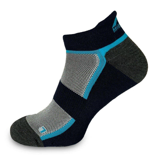 More Mile Bamboo Comfort Running Socks - Blue 5055604364893 - Start Fitness