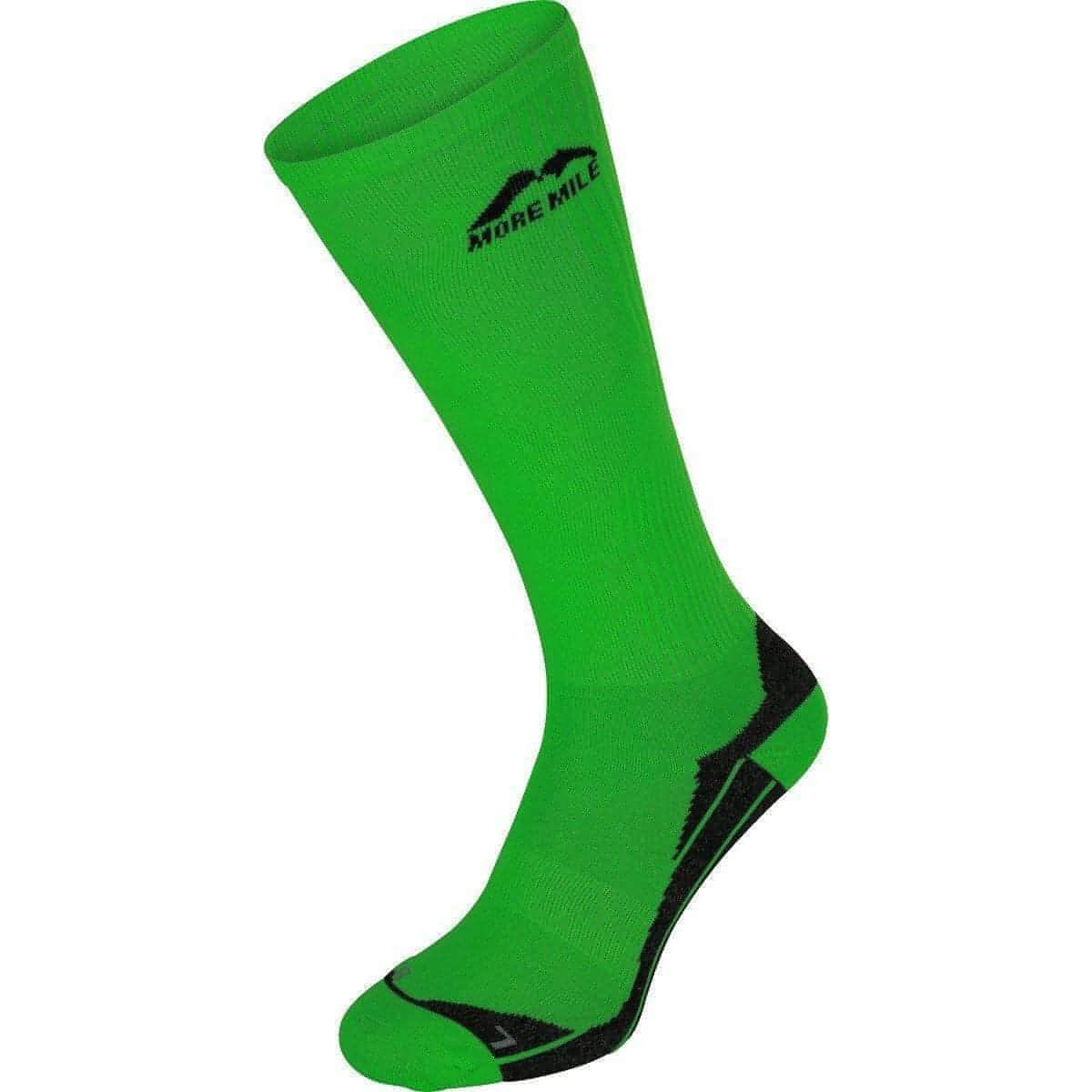 More Mile California (2 Pack) Compression Socks - Green-Pink - Start Fitness