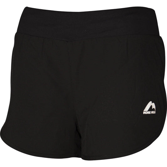 More Mile Excel Womens Running Shorts - Black - Start Fitness