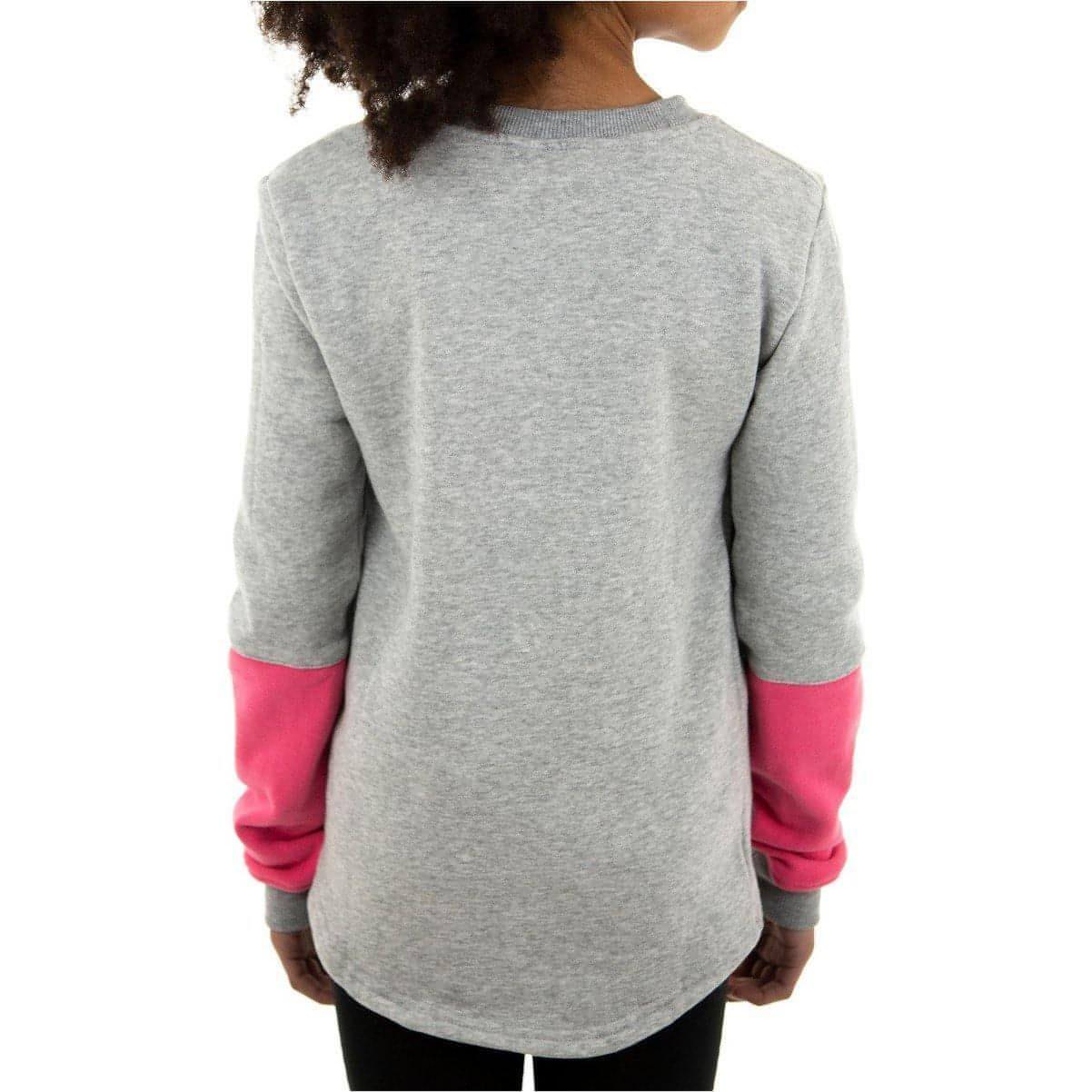 More Mile Girls Fleece Sweatshirt - Grey - Start Fitness