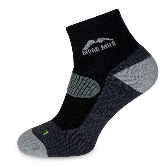 More Mile London Running Socks (Grey Toe) - Start Fitness