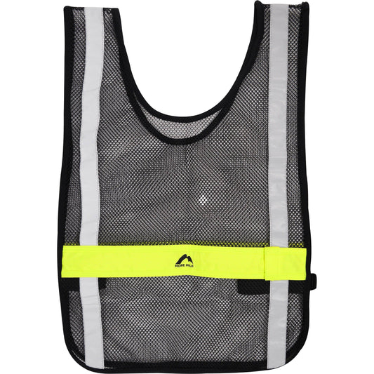 More Mile Lumino Hi Viz LED Running Bib - Black 5055604365944 - Start Fitness