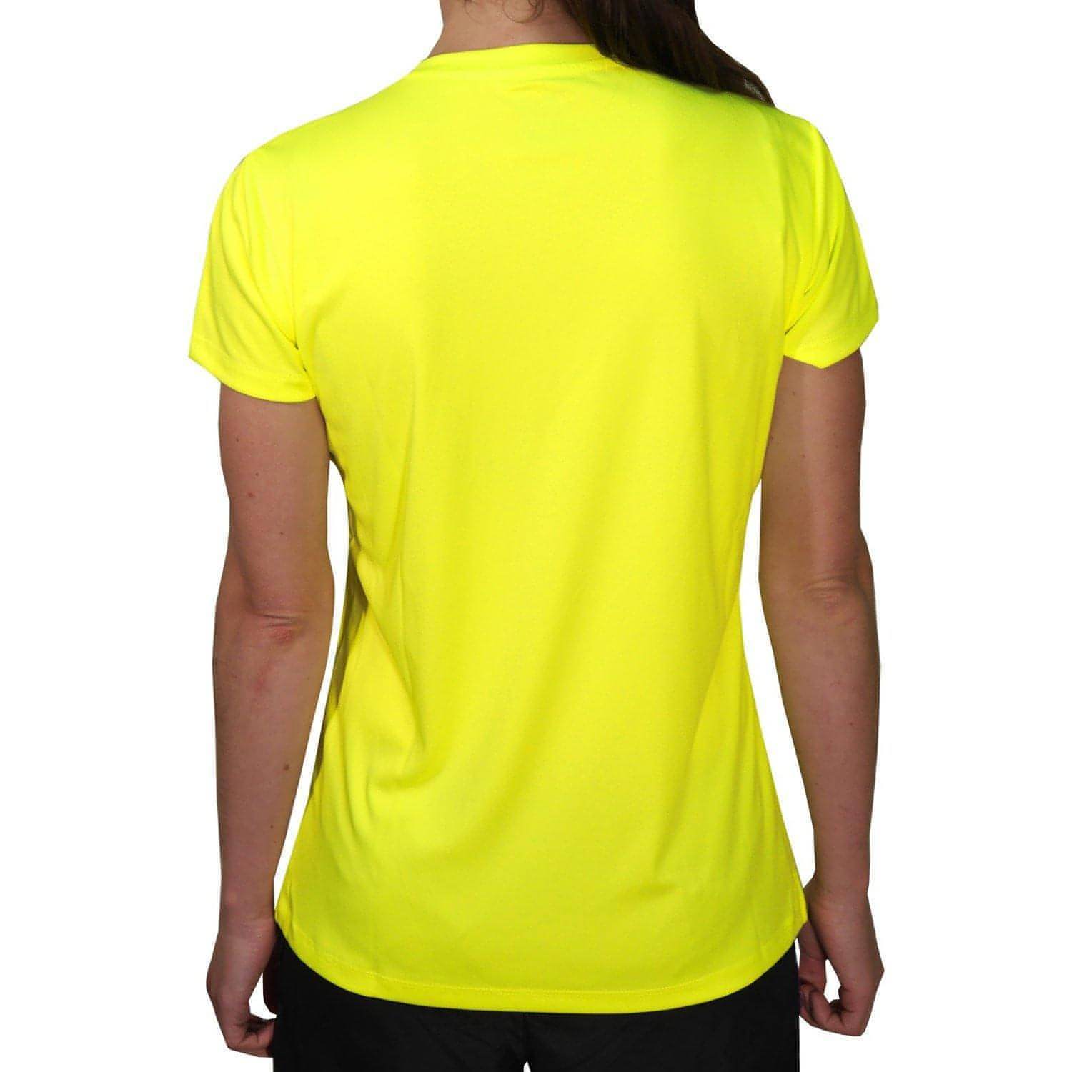 More Mile M-Tech Dry Girls Short Sleeve Running Top - Yellow - Start Fitness